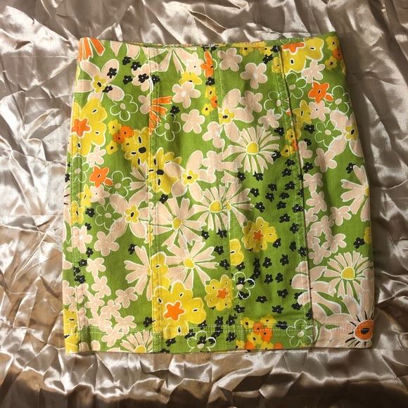 Free People Floral Mini Skirt - Picture 1 of 8